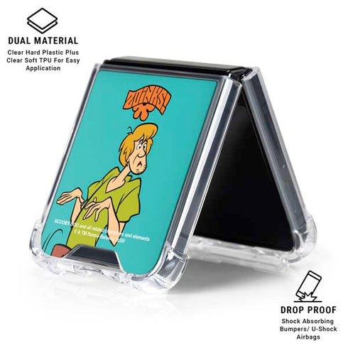 Scooby Doo Shaggy Galaxy Z Flip6 Clear Case